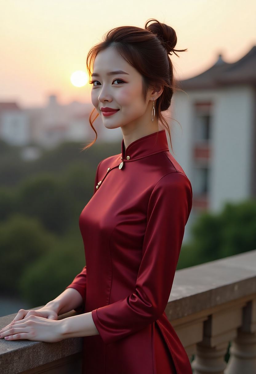 舞者训练近景